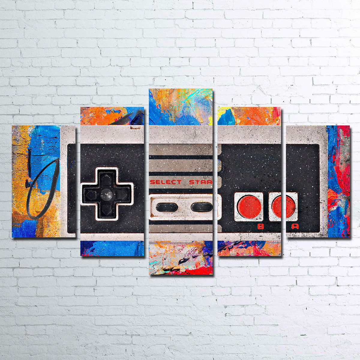 Stylish NES Controller Wall Art - Ideal Decor for Gaming Fans