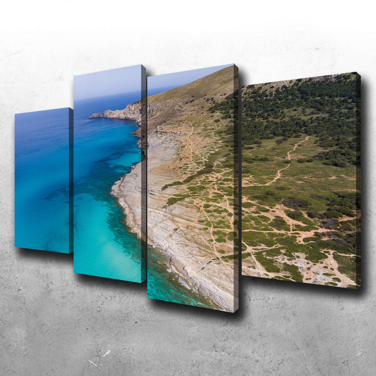 Exquisite Hill and Sea Wall Art by Karolis Janulis