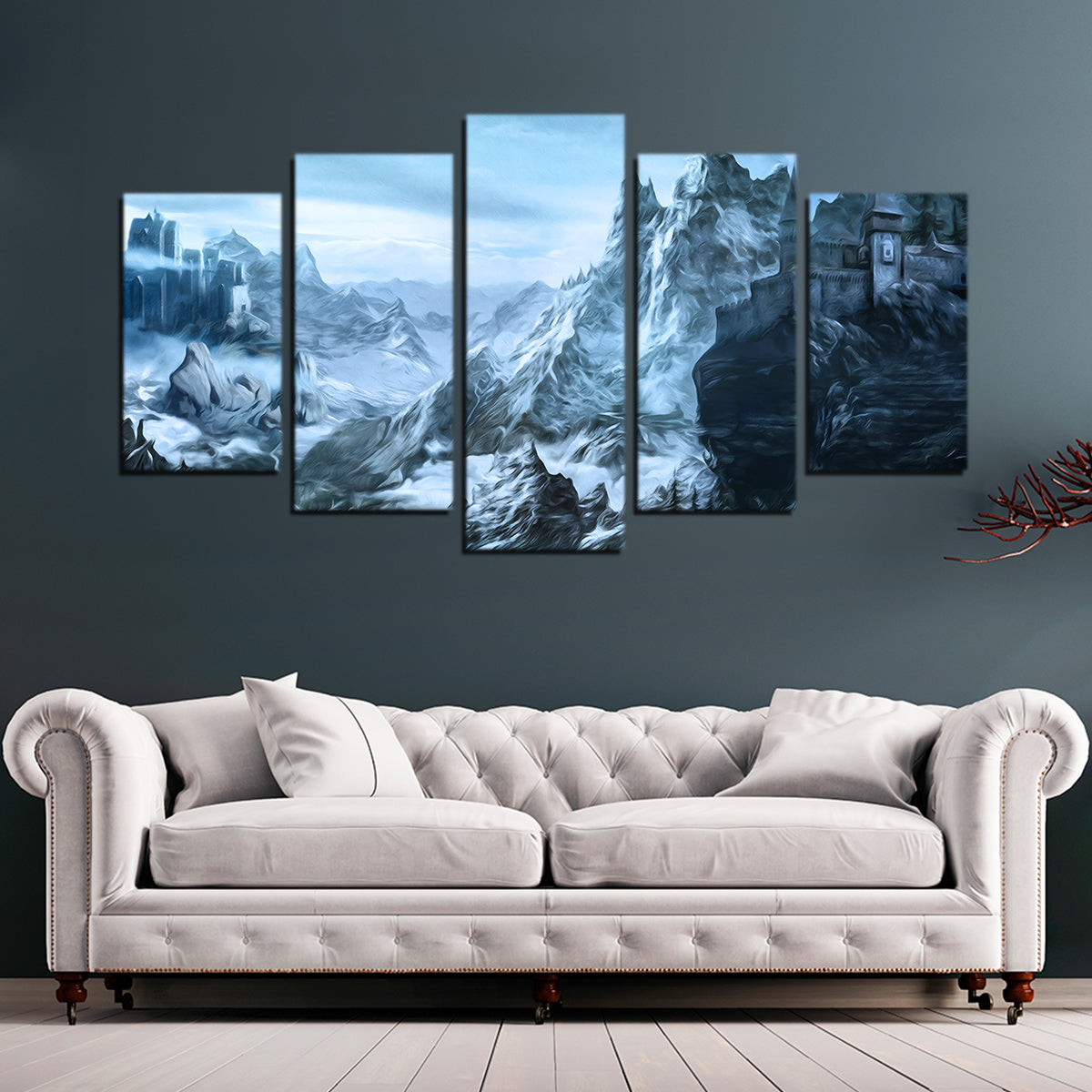 Stunning Castle Ridge Wall Art by George Sorin