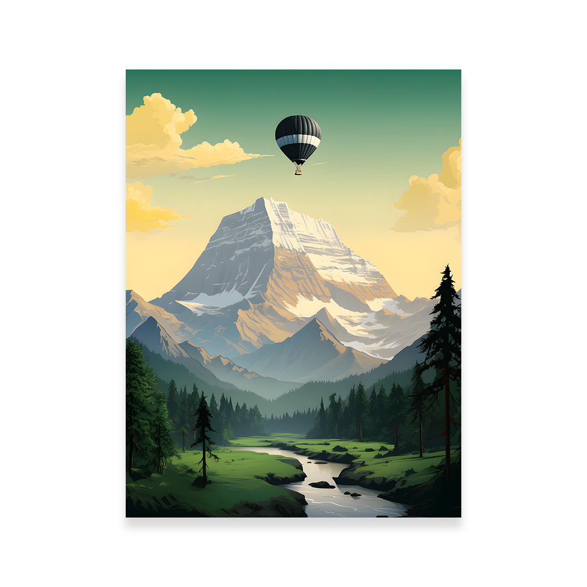 Stunning Nepal - Everest Wall Art by Valth Graphics