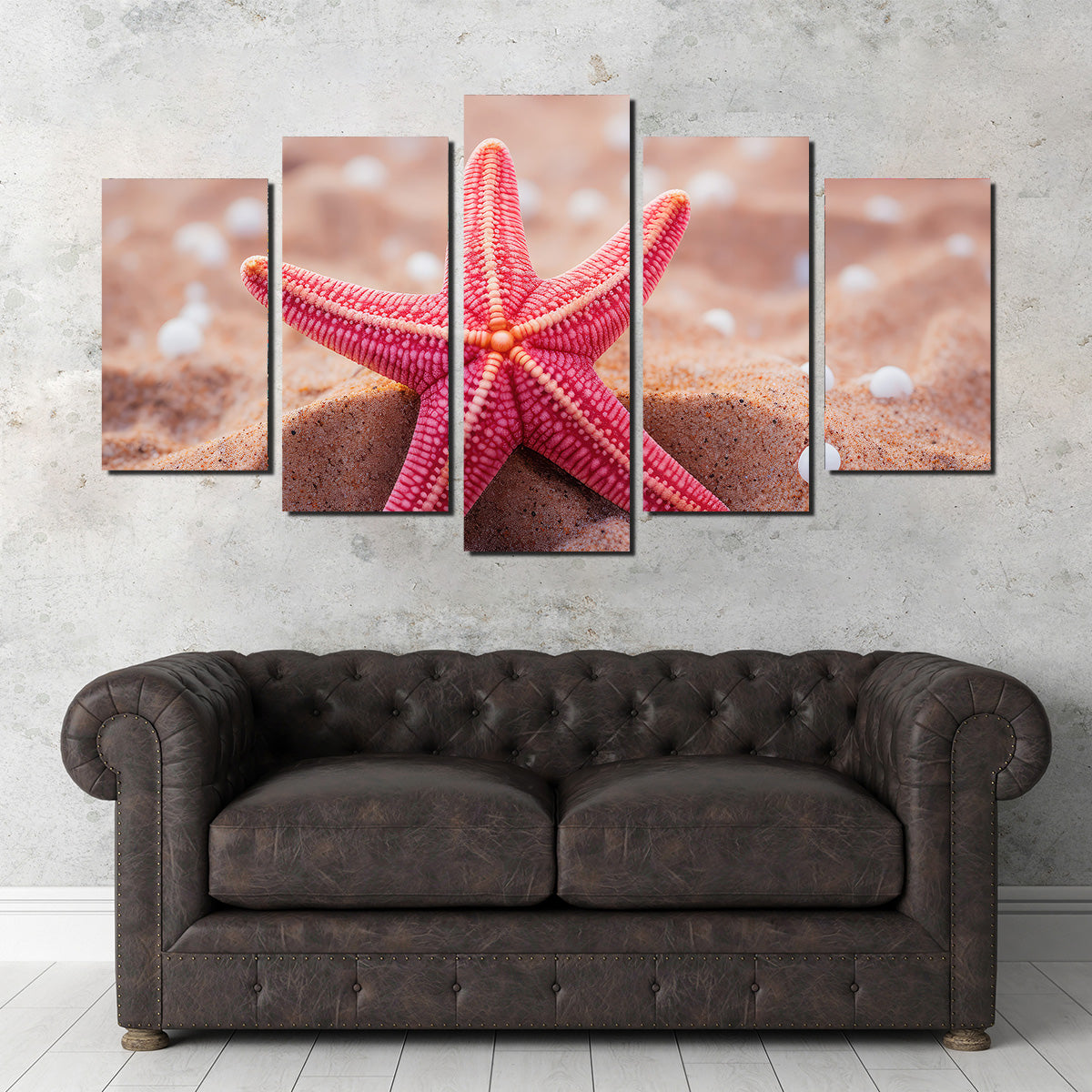 Gorgeous Pink Star Fish Canvas Print