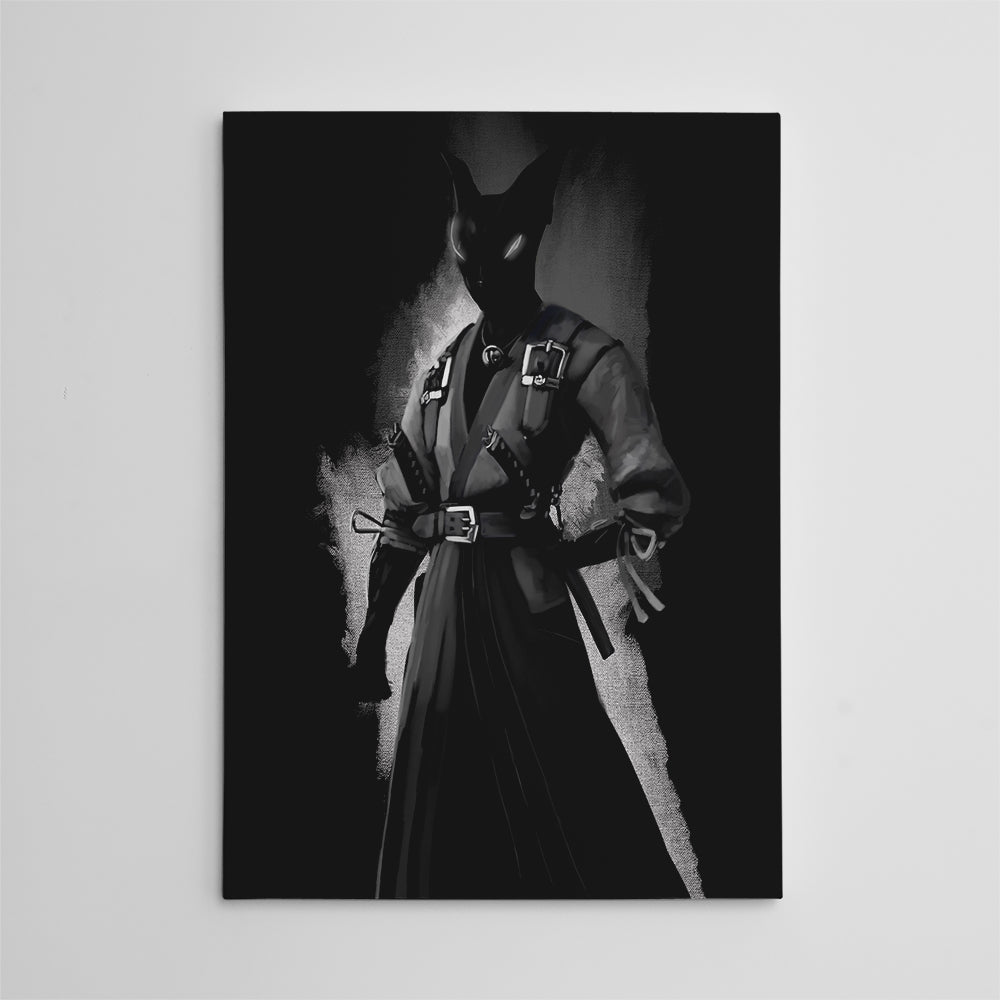 Adorable Cat Character Wall Art by Andy Brackpool