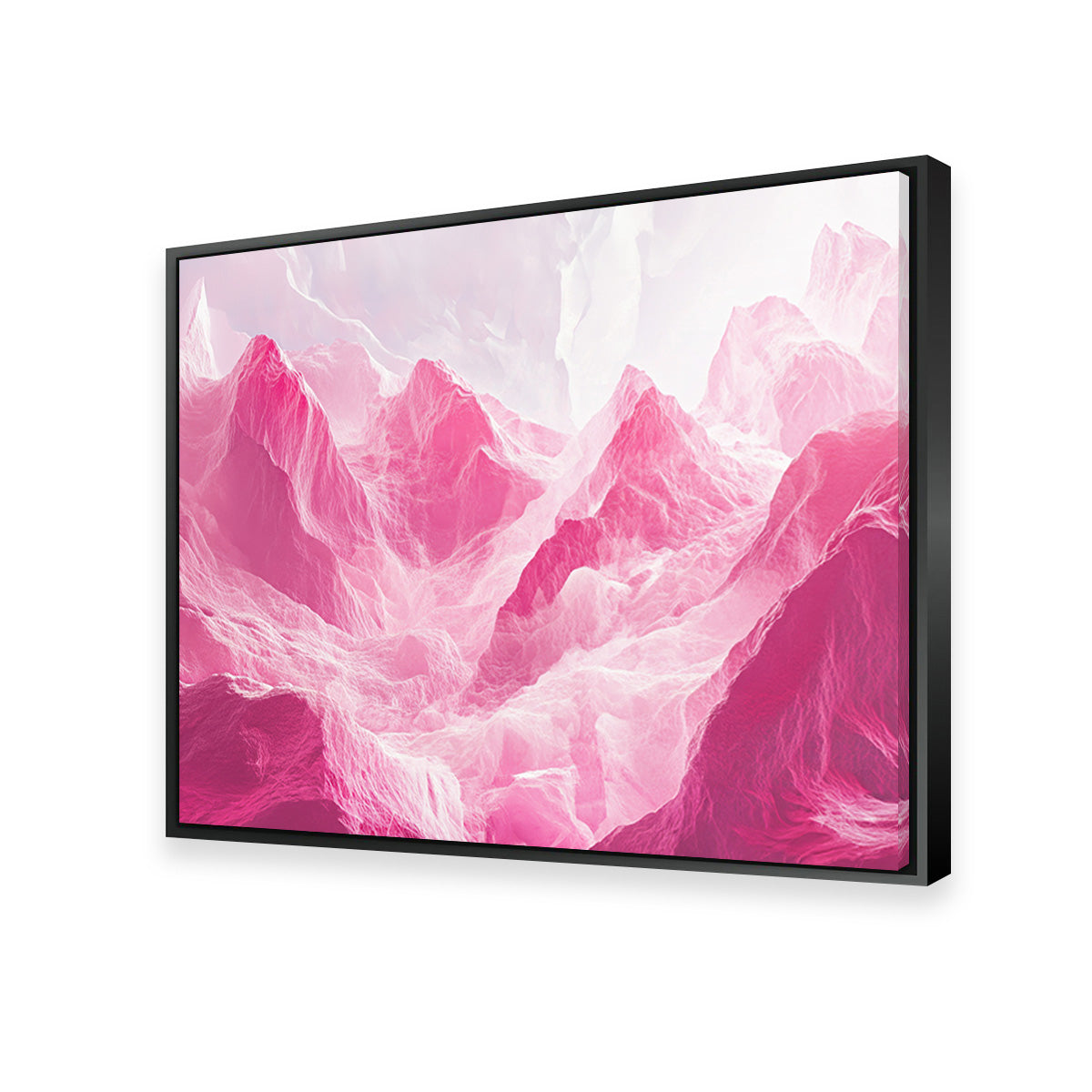 Stunning Pink Mountains Wall Art