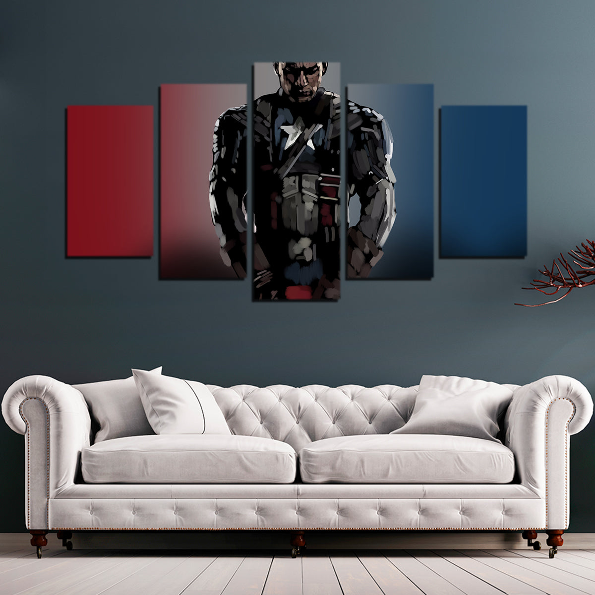 Captain America's Cap and His Shield Wall Art by Andy Brackpool