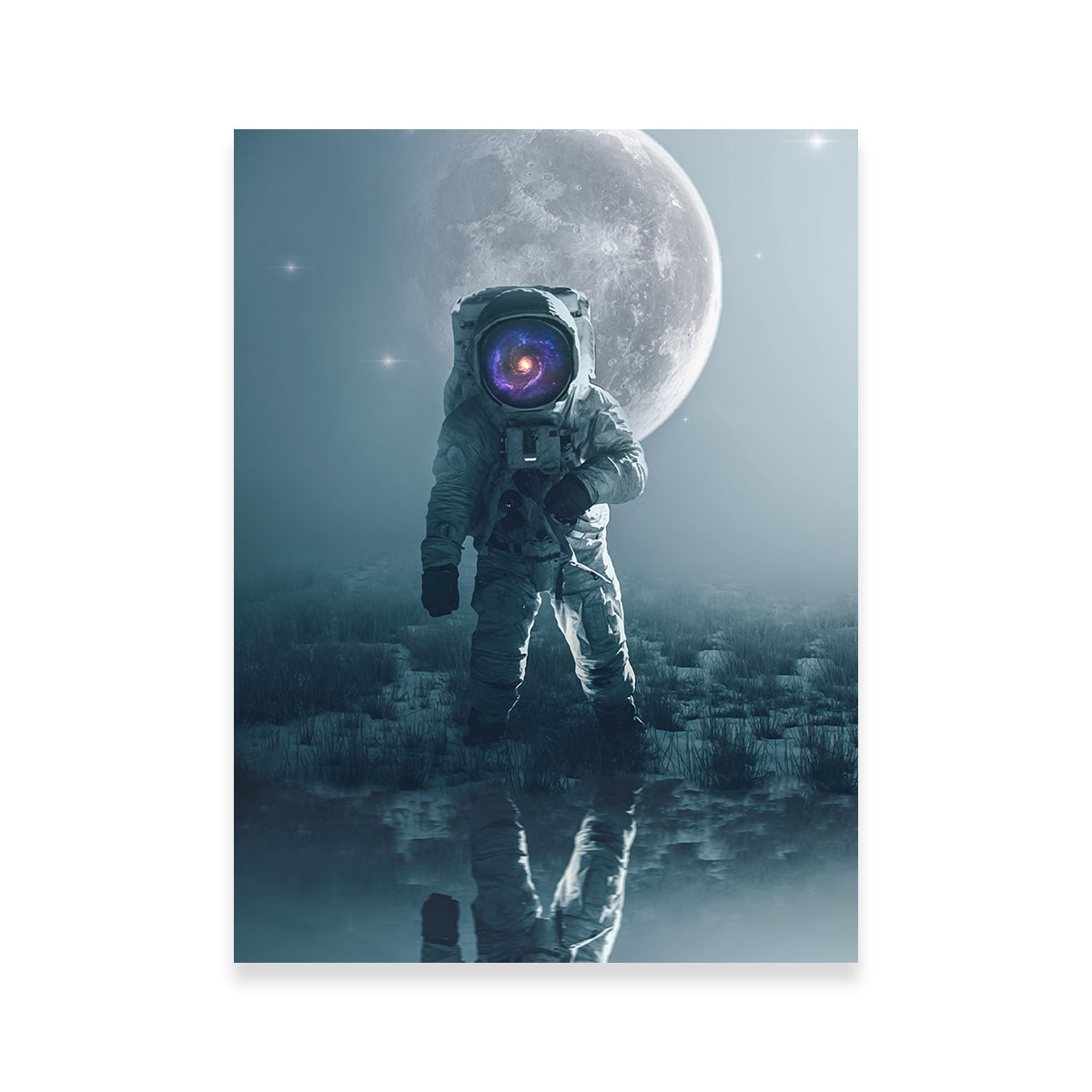 Astronaut Alone Wall Art