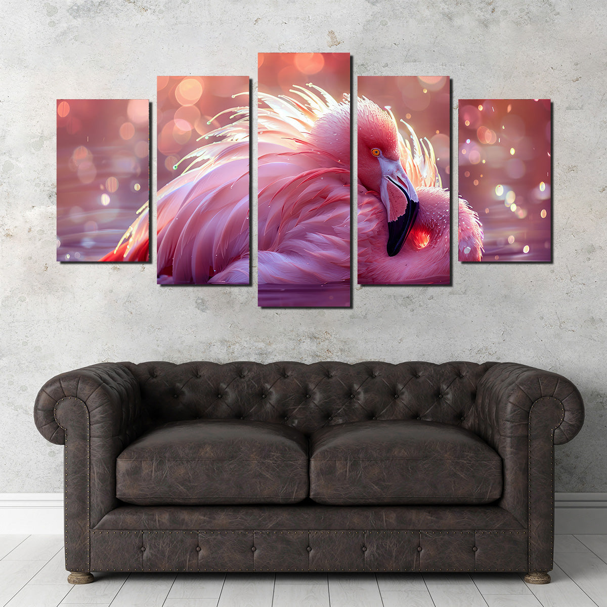 Gorgeous Pink Flamingo Art Print