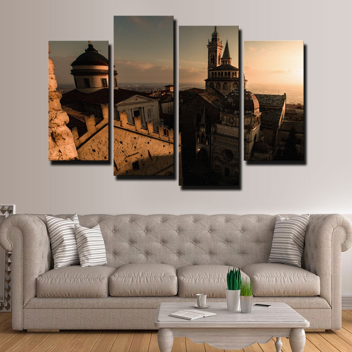 Stunning Bergamo Alta II Wall Art by Enzo Romano