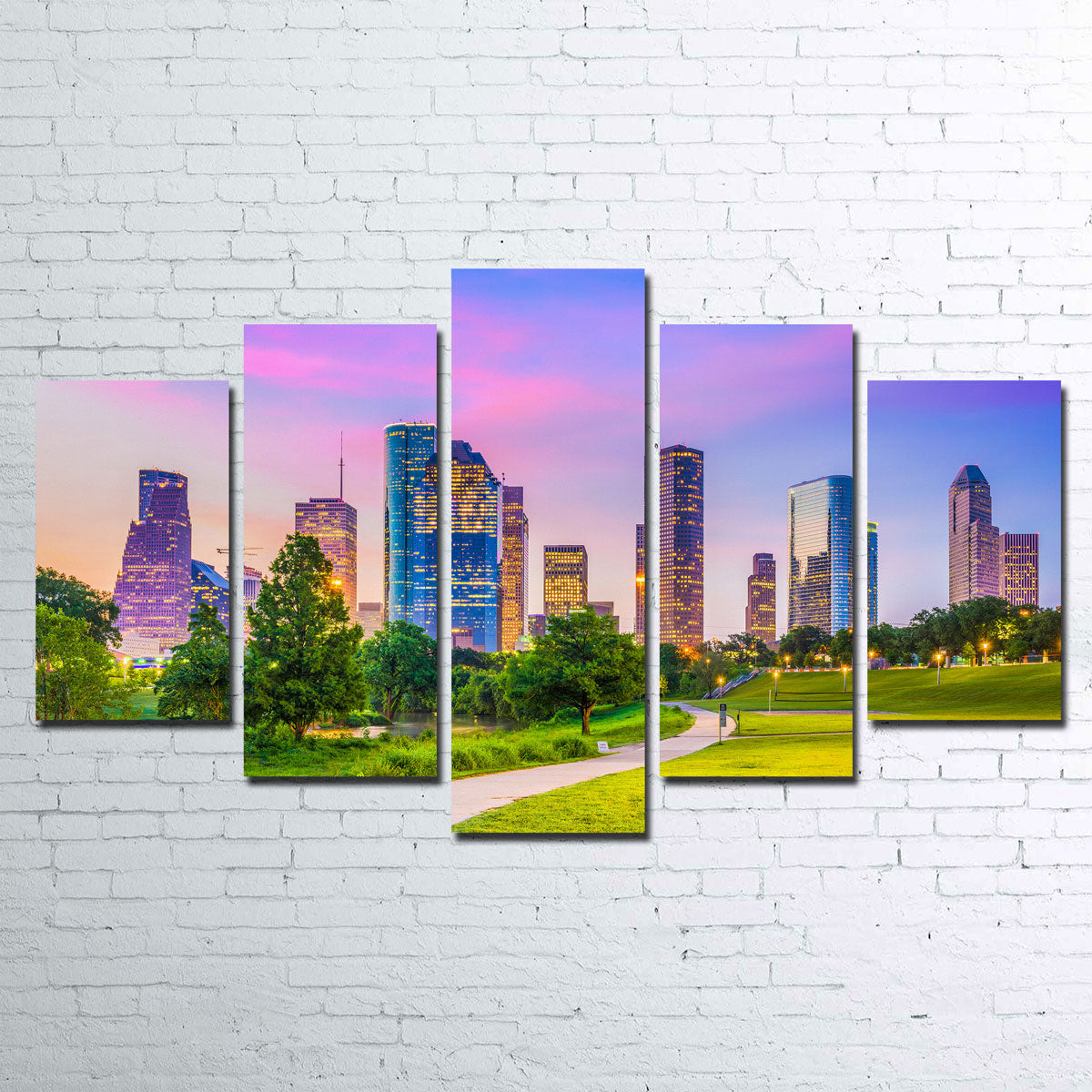 Stunning Houston Cityscape Wall Art for Home Decor