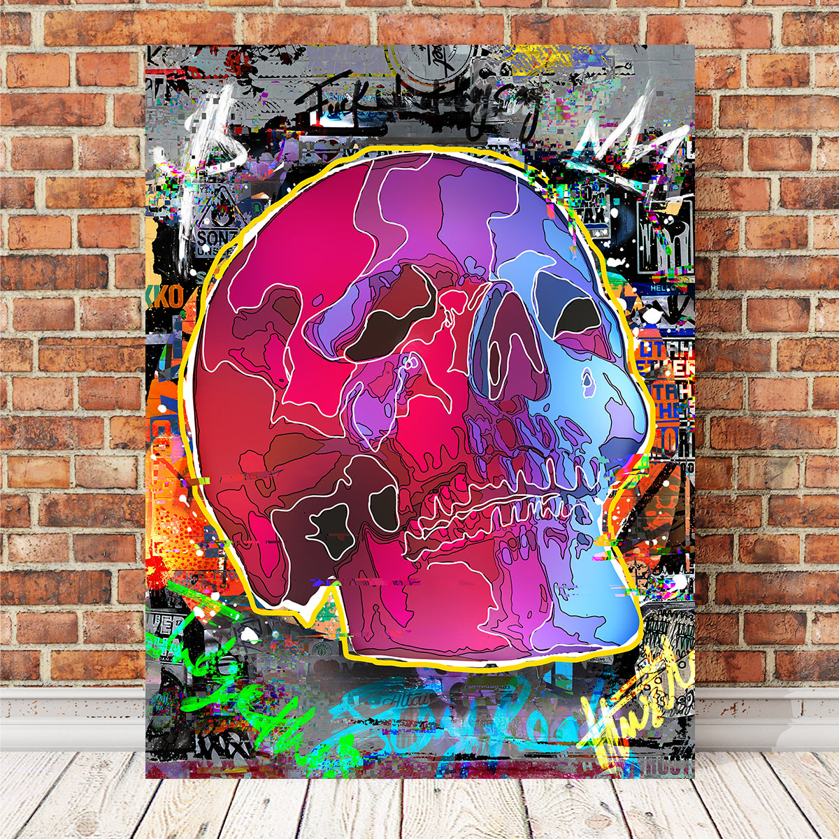 Eye - catching Skull Design Wall Art for Stunning Decor