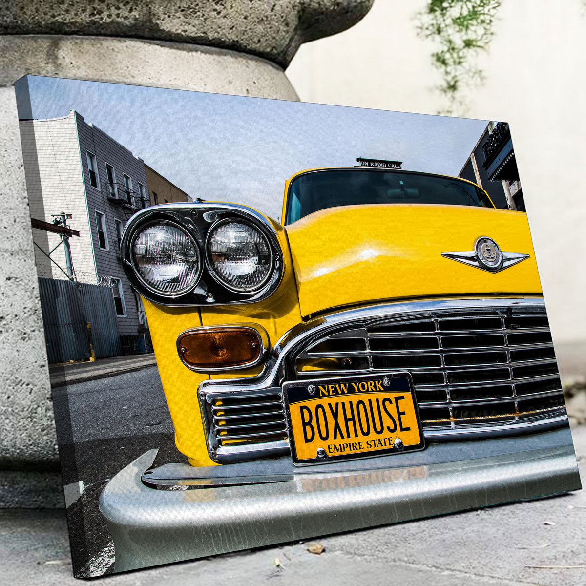 Stunning NY Cab Wall Art by Dennis Maida