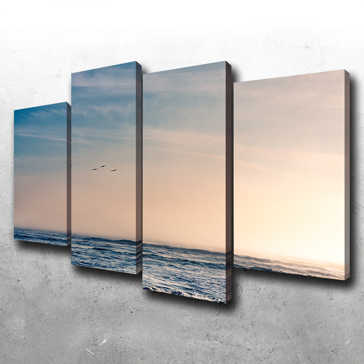 Gorgeous Pelican Sunset Wall Art by Kyle Sherry