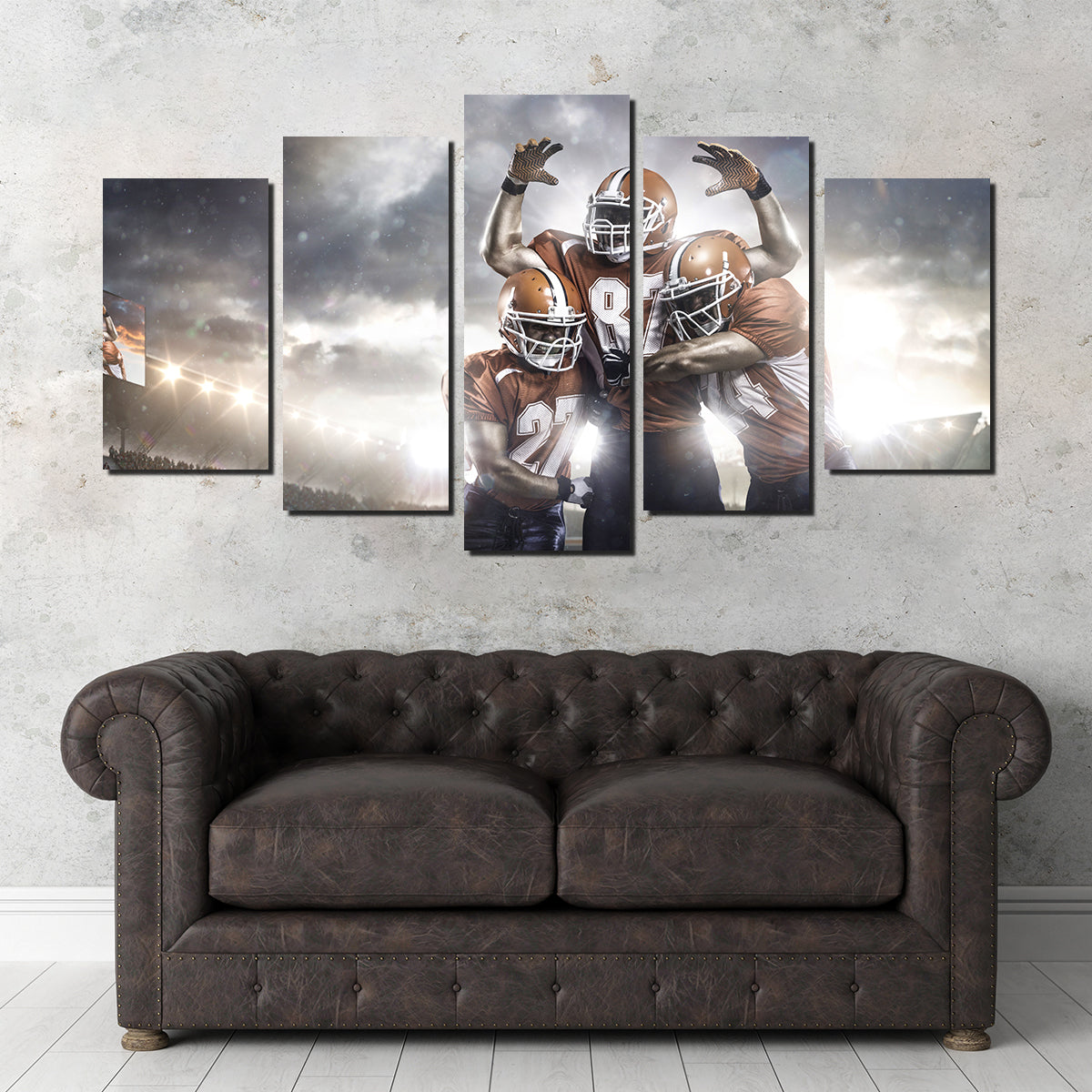 Dynamic Players in Action Wall Art for Stunning Decor