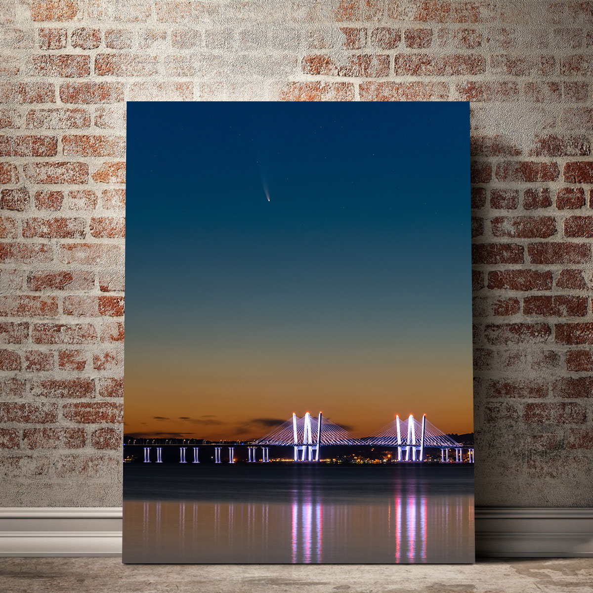 Stunning Neowise Comet Wall Art by Dennis Maida