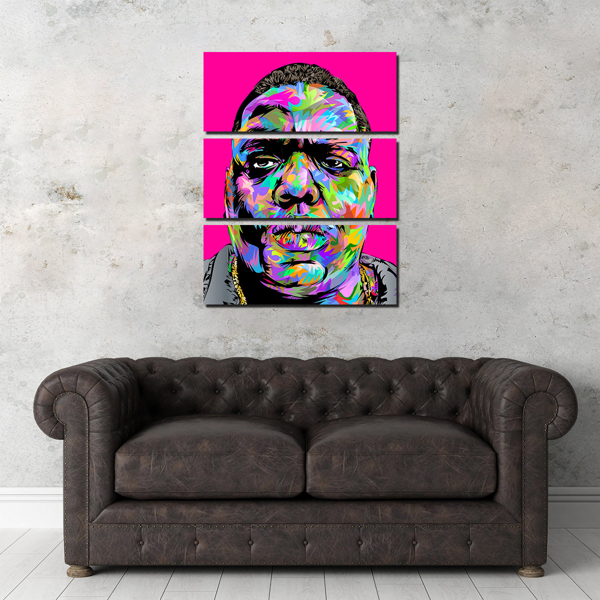 Stunning Biggie Pink Wall Art for Home Decor