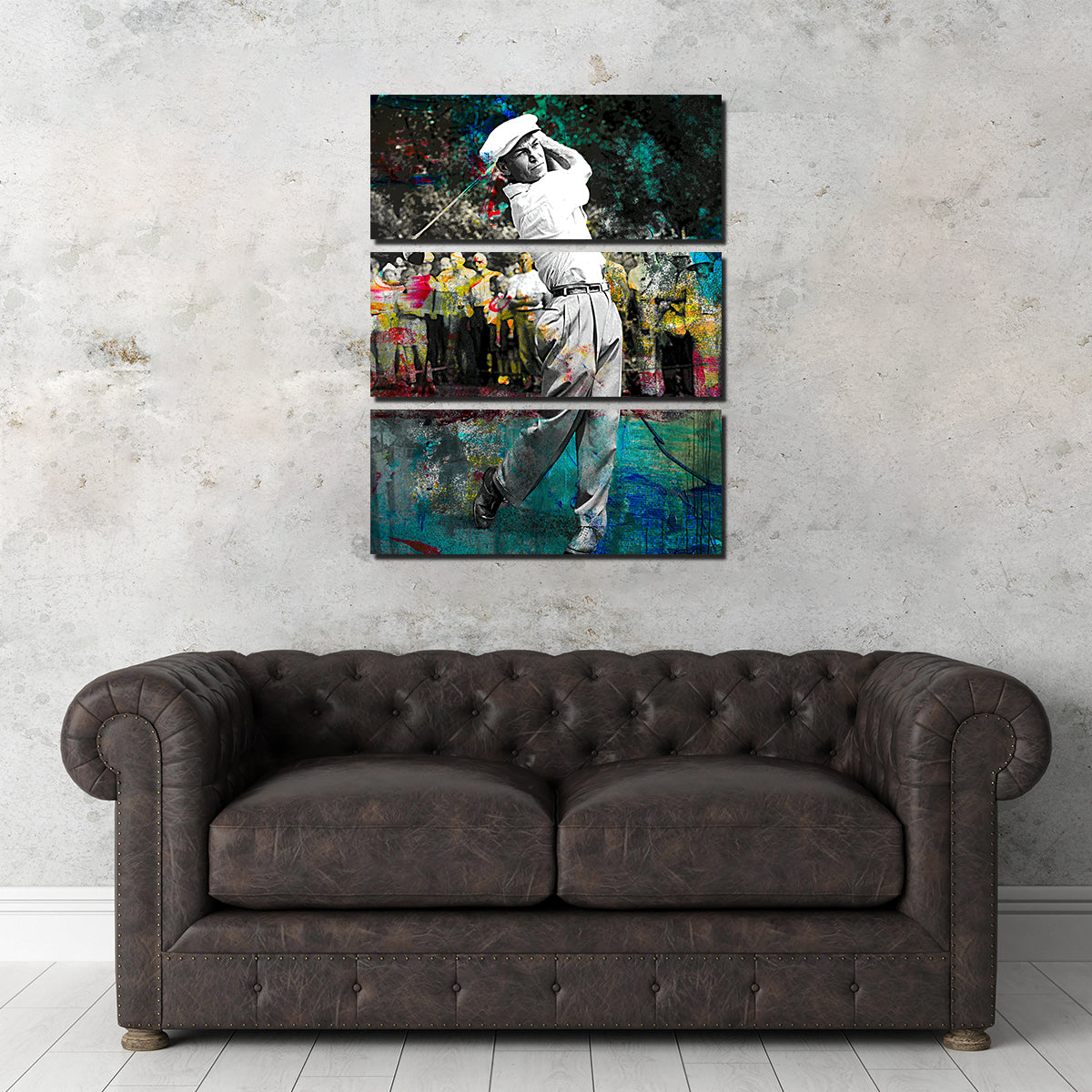 Ben Hogan Sustainable Kiln - Dried Pine Wood Framed Canvas Prints