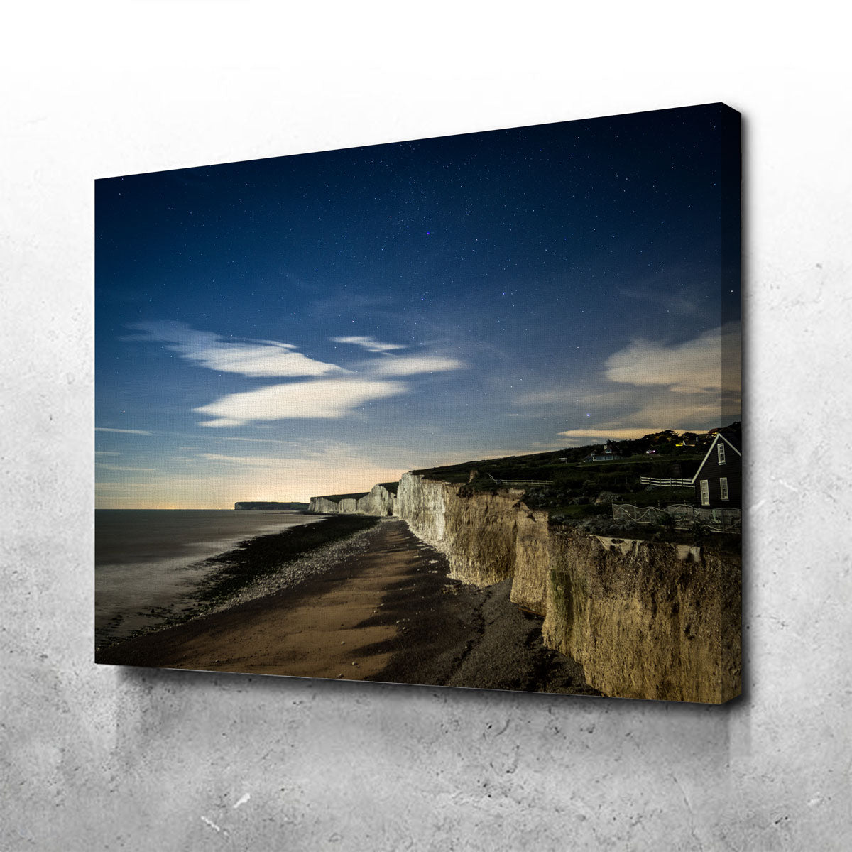 Stunning Chalk Cliffs at Birling Gap Wall Art by Mike Cotton