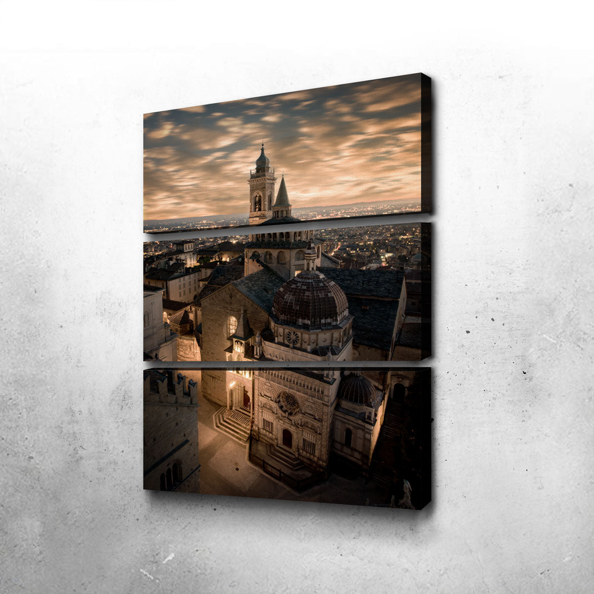 Exquisite Bergamo Alta Wall Art by Enzo Romano