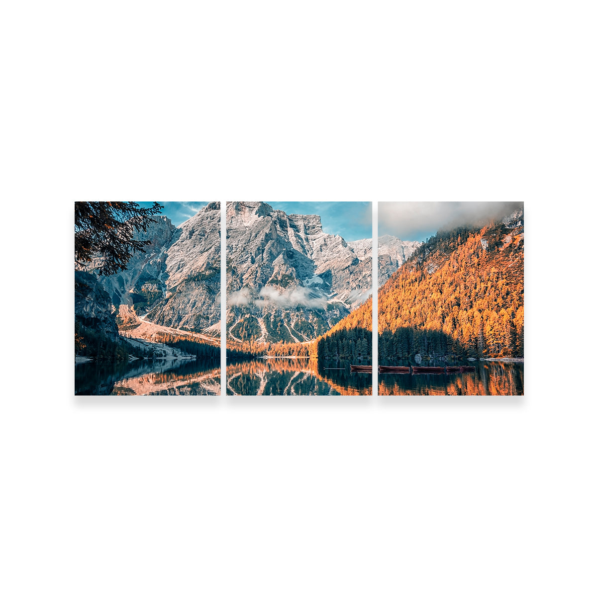 Autumn In Braies Stunning Wall Art by Manjik Pictures