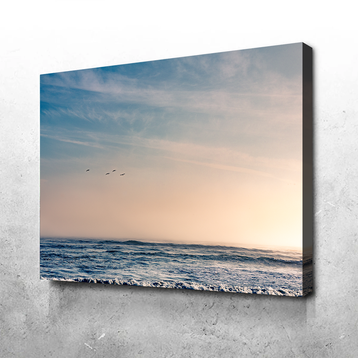 Gorgeous Pelican Sunset Wall Art by Kyle Sherry