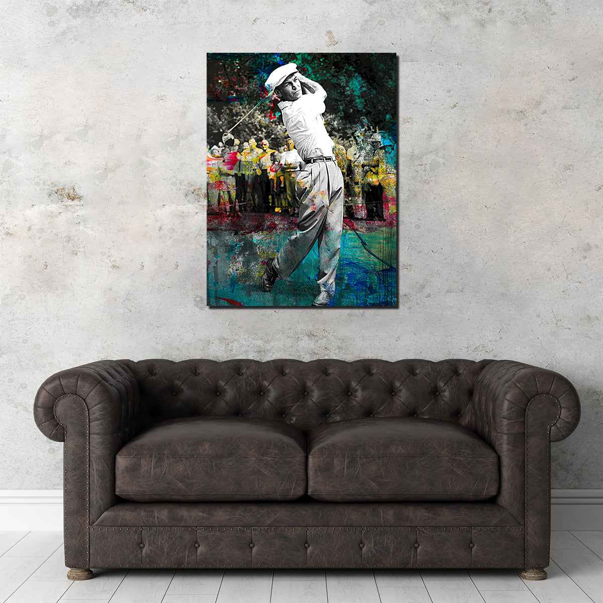 Ben Hogan Sustainable Kiln - Dried Pine Wood Framed Canvas Prints