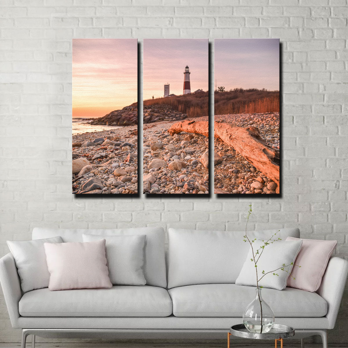 Stunning Montauk Point Lighthouse Wall Art by Dennis Maida