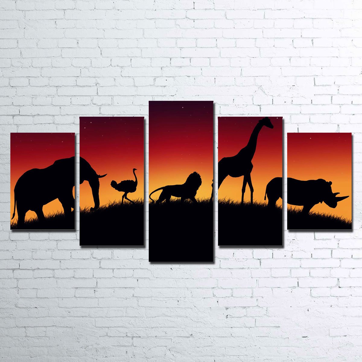 Exquisite Animals of Africa Wall Art - Stunning Decor for Your Space