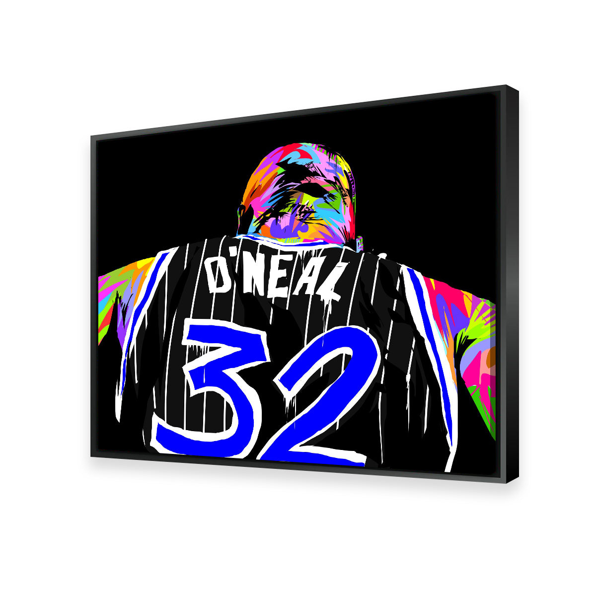 Shaq Wall Art - Premium Handmade Canvas with Sustainable Pine Frames