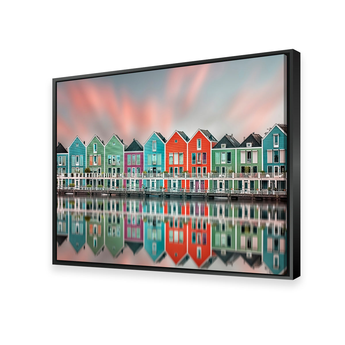 Exquisite Handmade Dutch-Style Kiln-Dried Pine Wood Wall Art