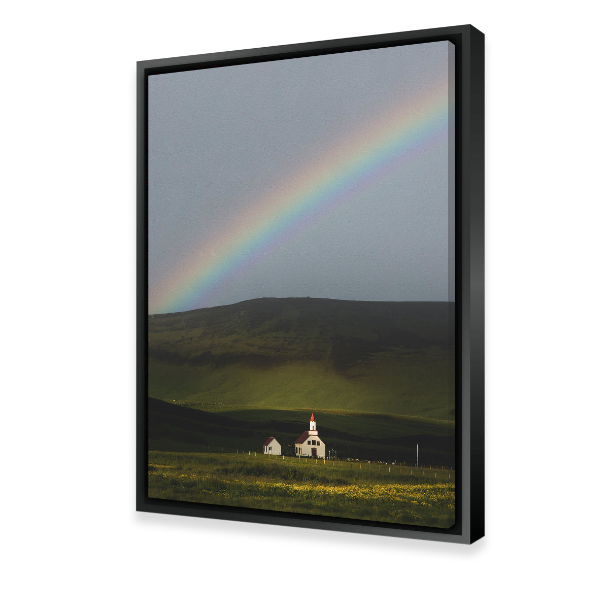 Stunning Iceland Rainbow Wall Art by Dennis Maida