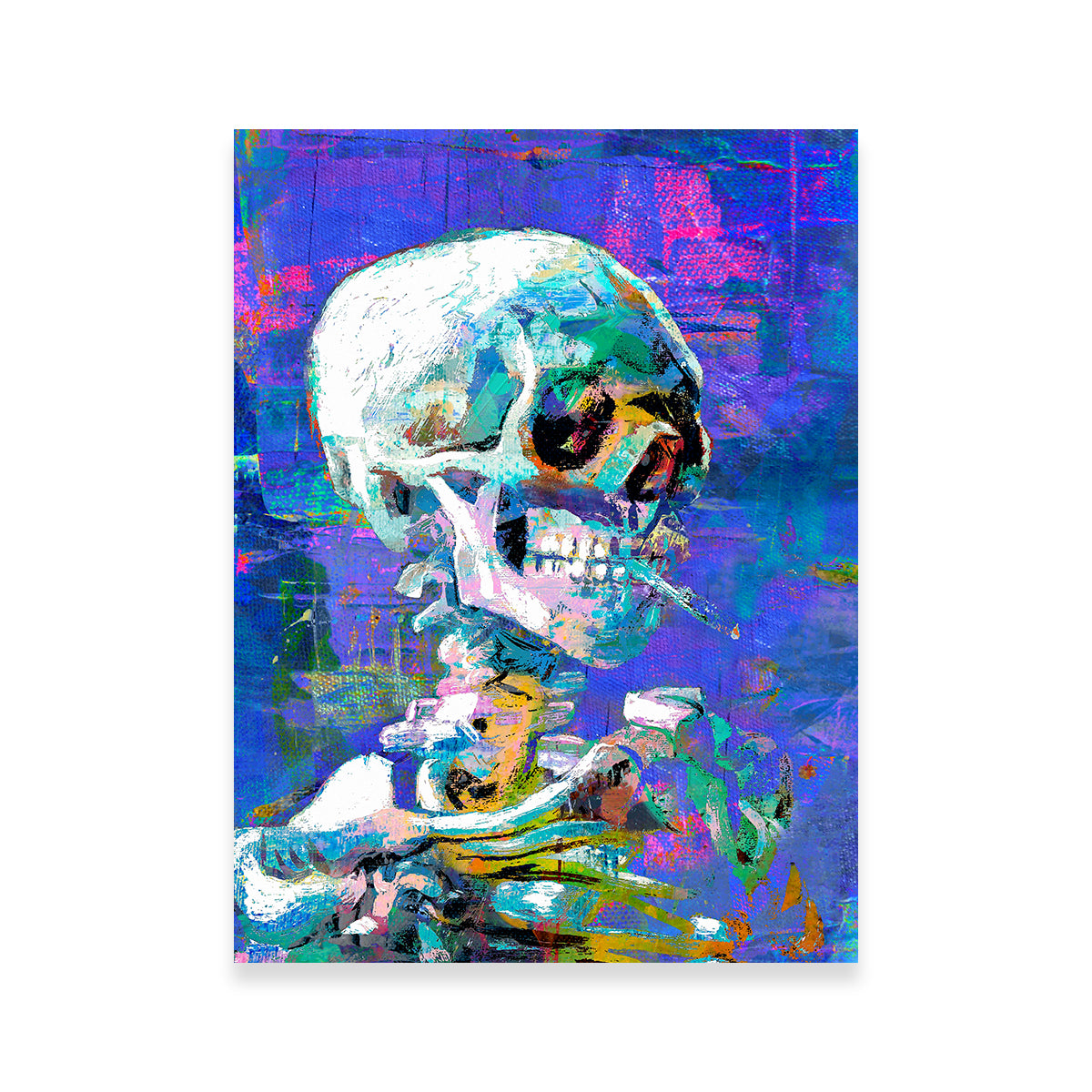 Exquisite Skull 2 Wall Art by Stephen Chambers