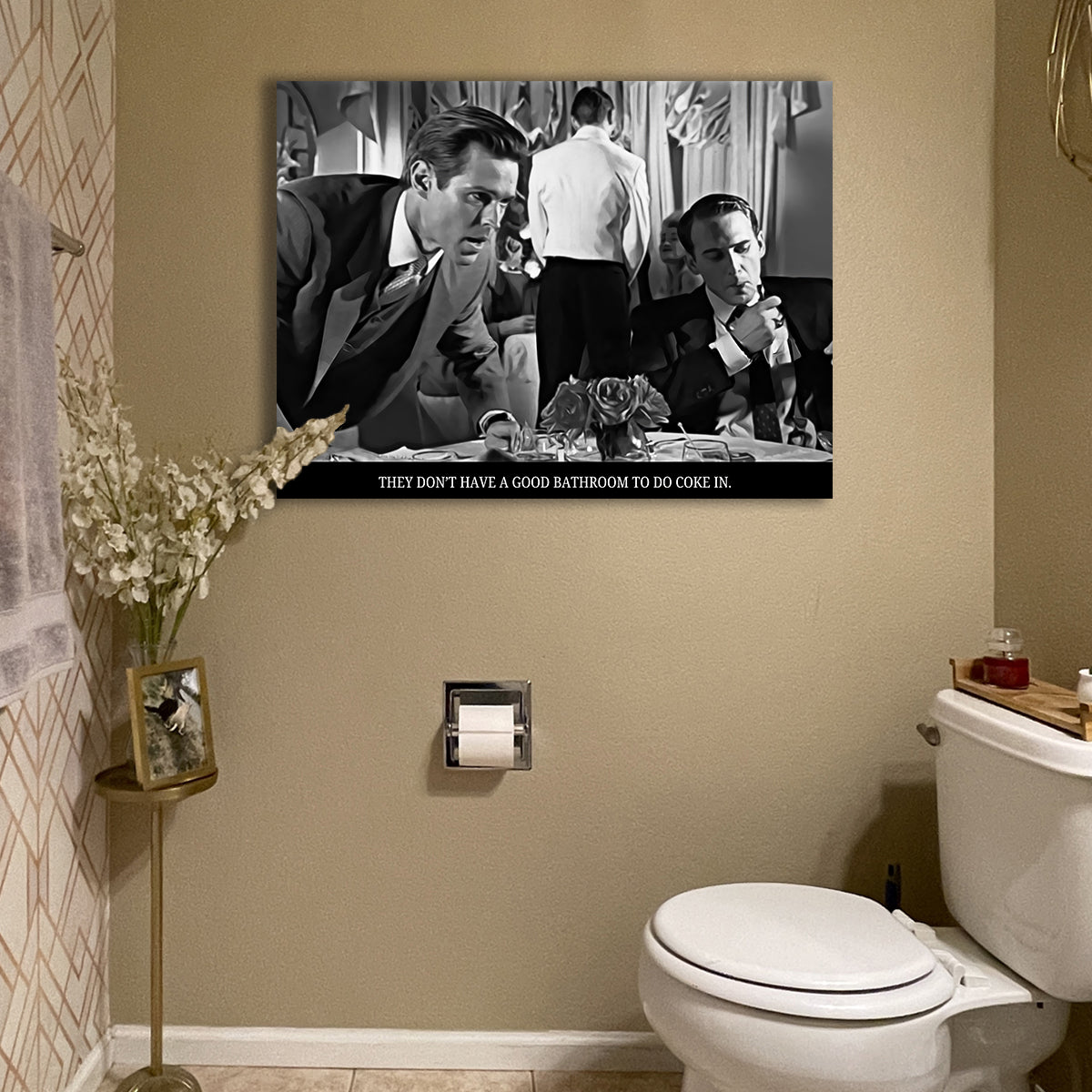 Eye - catching American Psycho Coke Wall Art for Home Decor