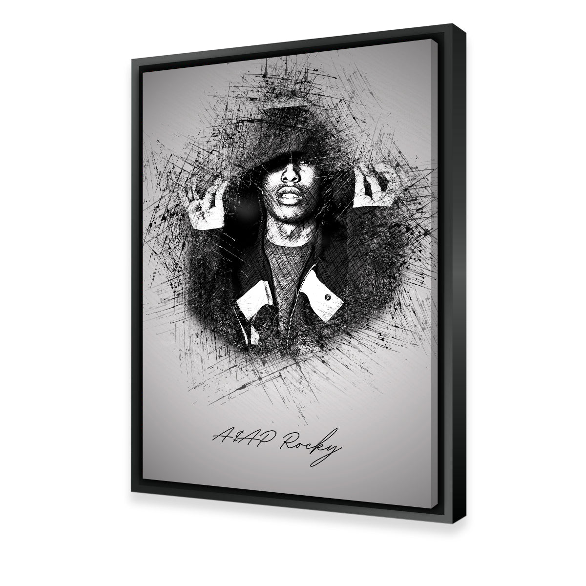 Asap Rocky Hood Stunning Wall Art - Ideal for Hip - Hop Fans
