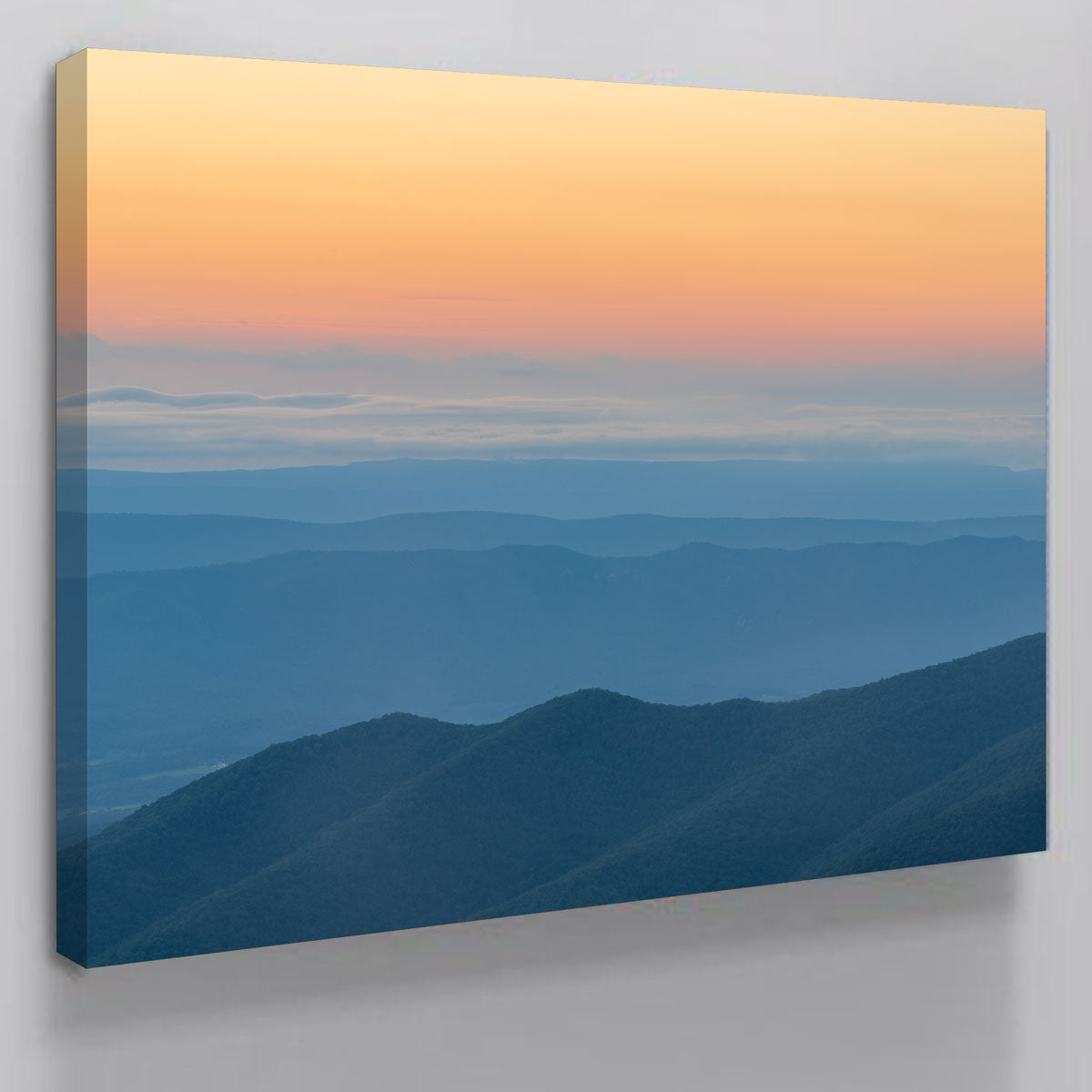 Stunning Shenandoah Sunset Wall Art by Dennis Maida