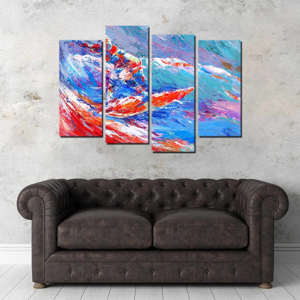Stunning Shortboard Splash Wall Art for Your Home Decor