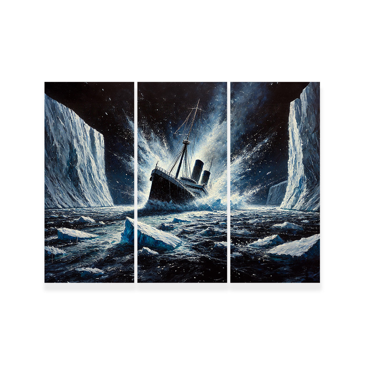 Exquisite Ship Iceberg Canvas Prints
