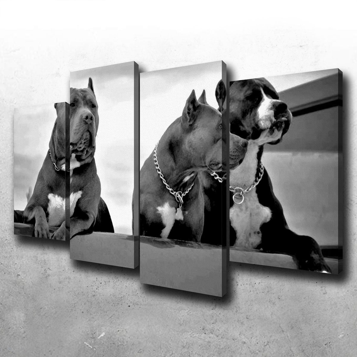 Stunning Pit Bulls Wall Art for Your Home Decor