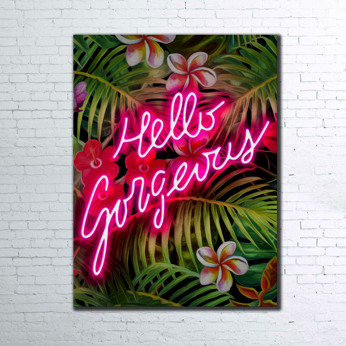 Stunning Hello Gorgeous Wall Art by Frank Amoruso