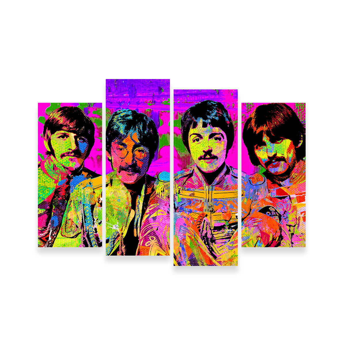 Sgt. Pepper's Iconic Beatles Wall Art by Stephen Chambers