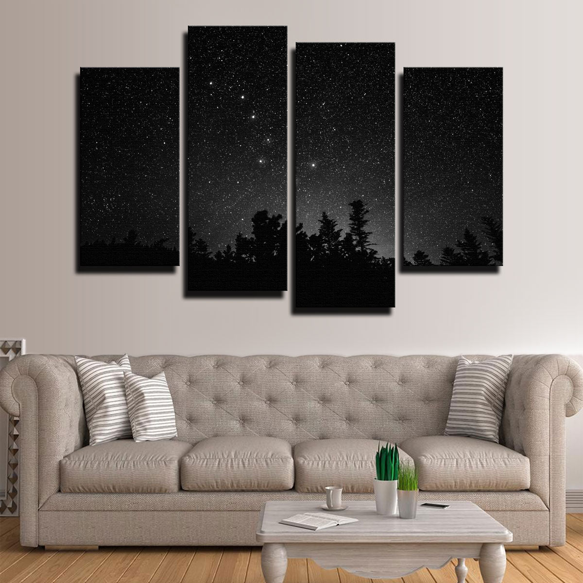 Exquisite Big Dipper Starry Night Wall Art by Dennis Maida