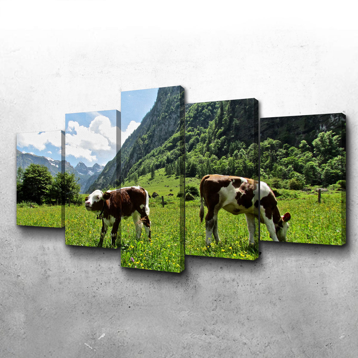 Stunning Alpine Calf Wall Art by David Campbell