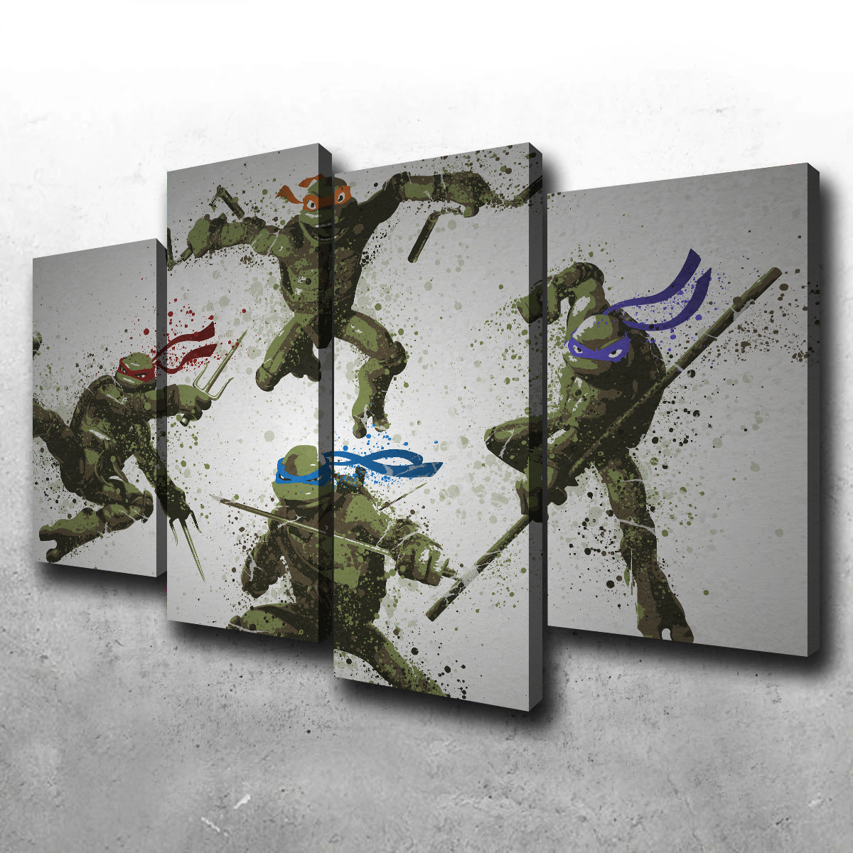 Stunning Heroes In a Half Shell Wall Art for Your Home Decor