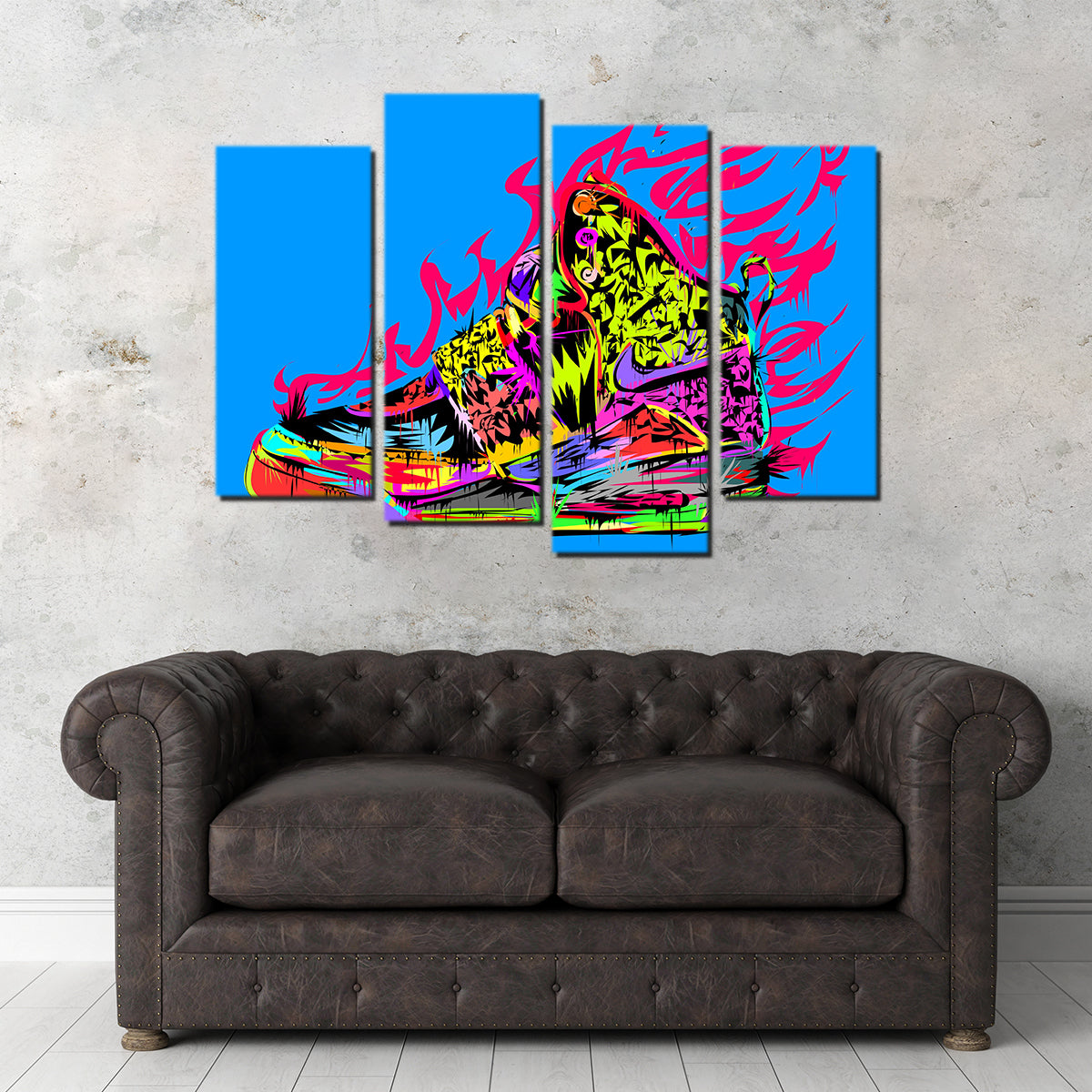Stylish Air Yeezy Inspired Wall Art for Your Home Decor