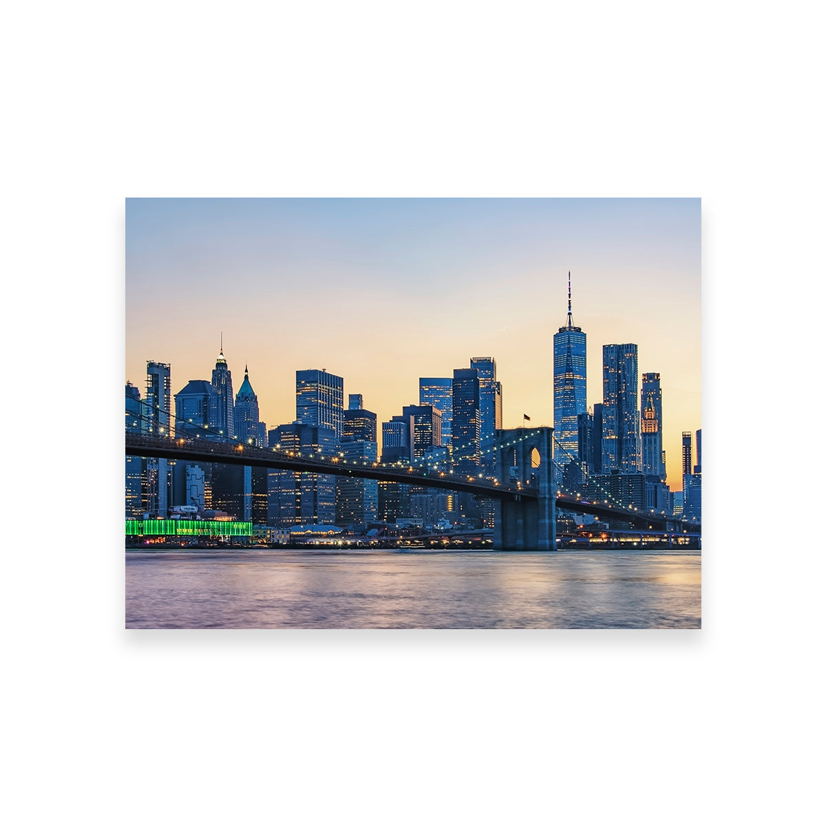 Gorgeous New York Sunset Wall Art for Stunning Home Decor