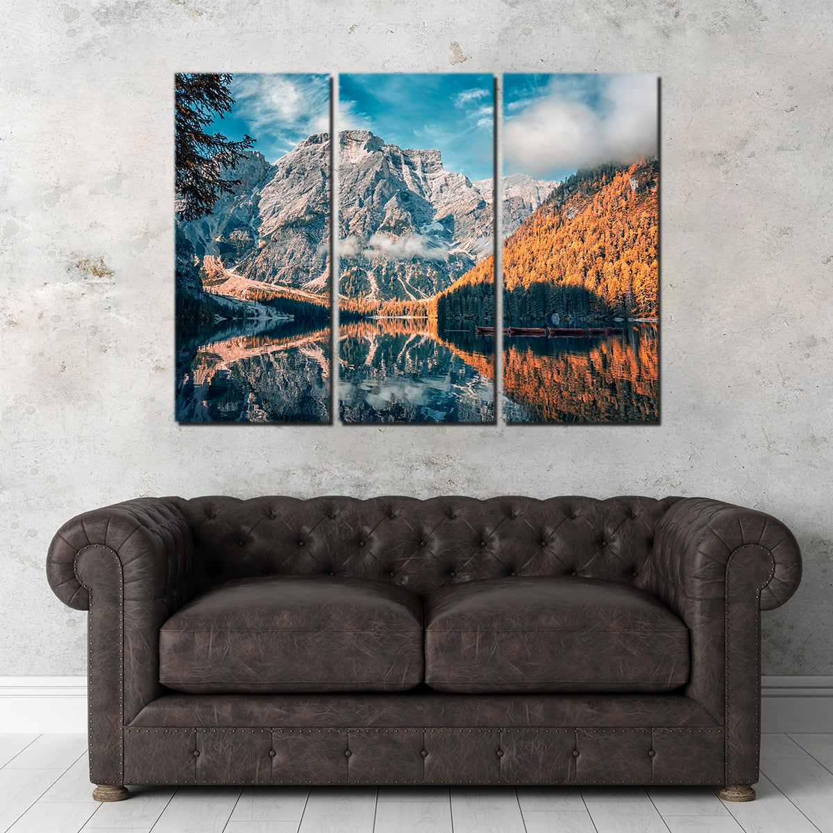 Autumn In Braies Stunning Wall Art by Manjik Pictures