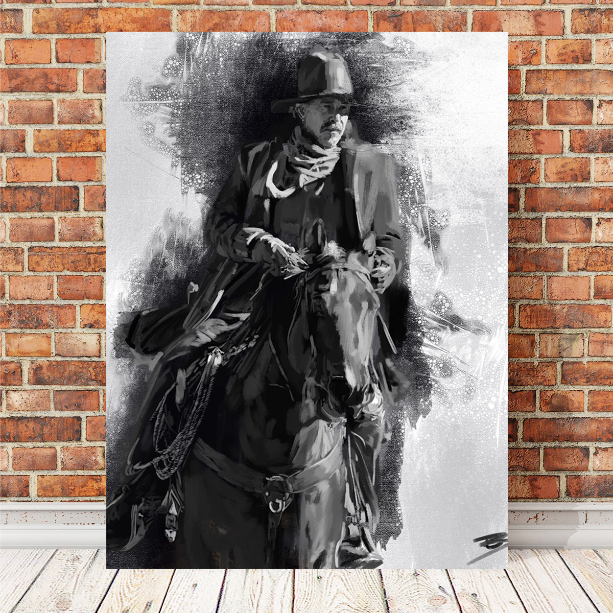 Horizon - Hayes by Andy Brackpool: Premium Handmade Canvas Print