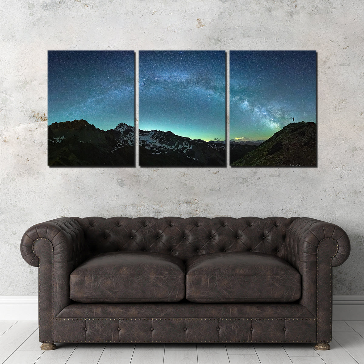 Stunning Arch of the Milky Way Rochebrune Airglow Wall Art by Jeff Graphy