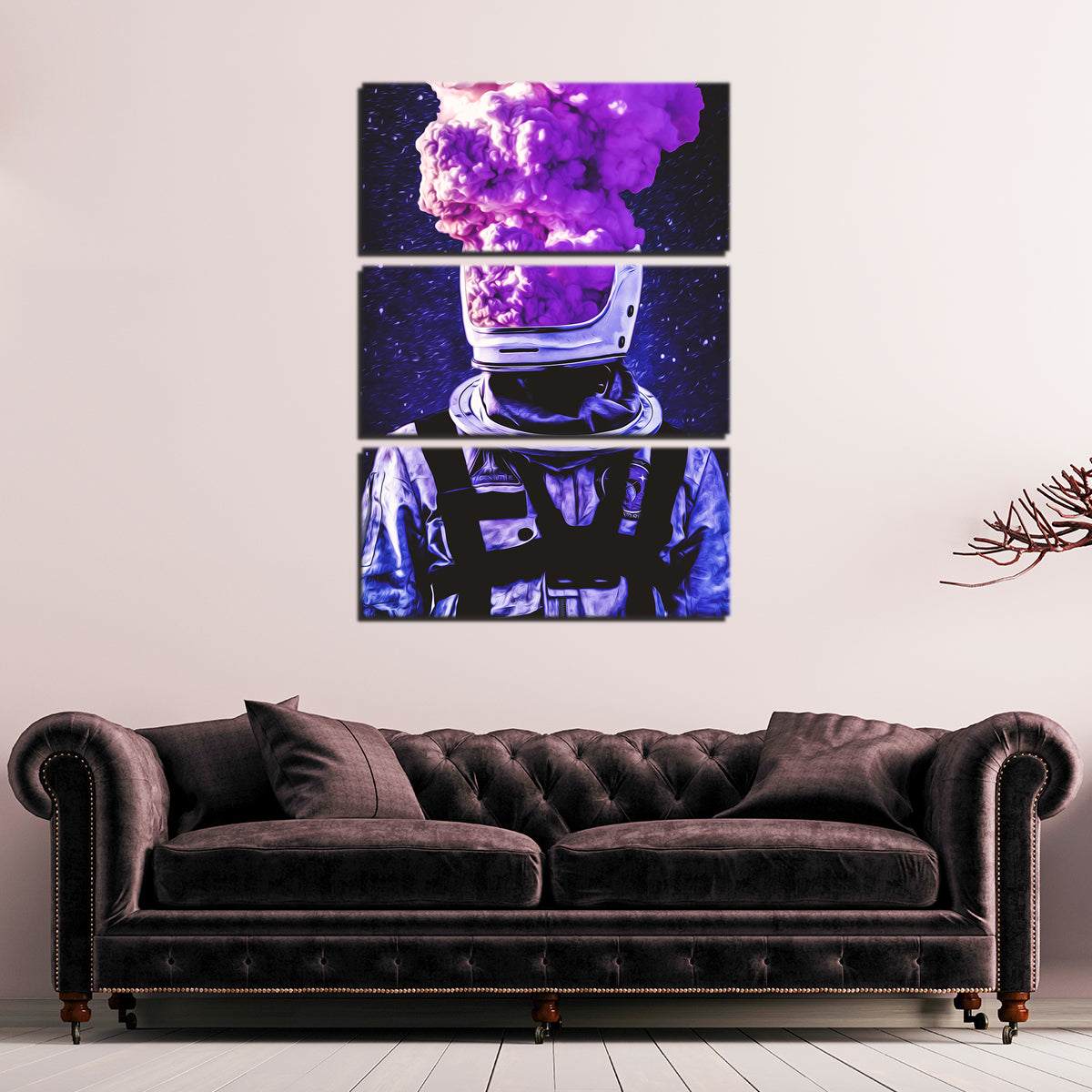 Stunning Astronaut Haze Wall Art by George Sorin