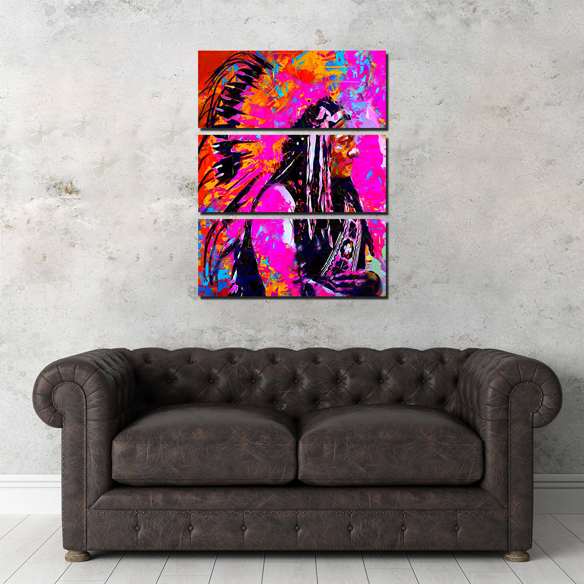 Exquisite Sitting Bull Wall Art by Stephen Chambers
