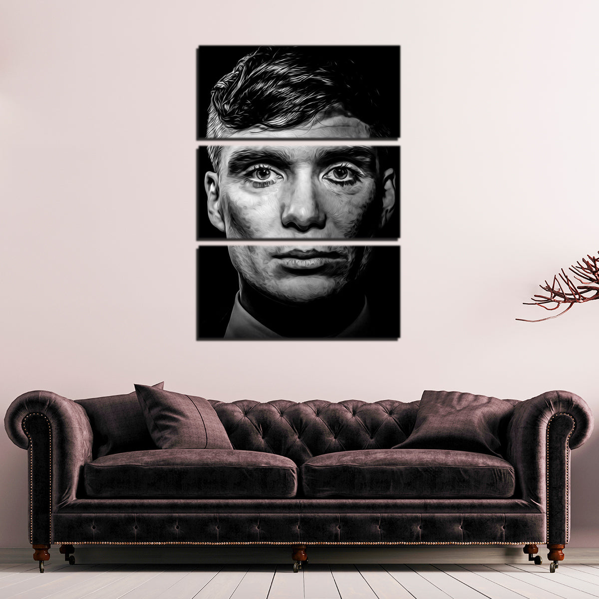 Stunning Portrait of Peaky Blinders Wall Art for Your Home Decor