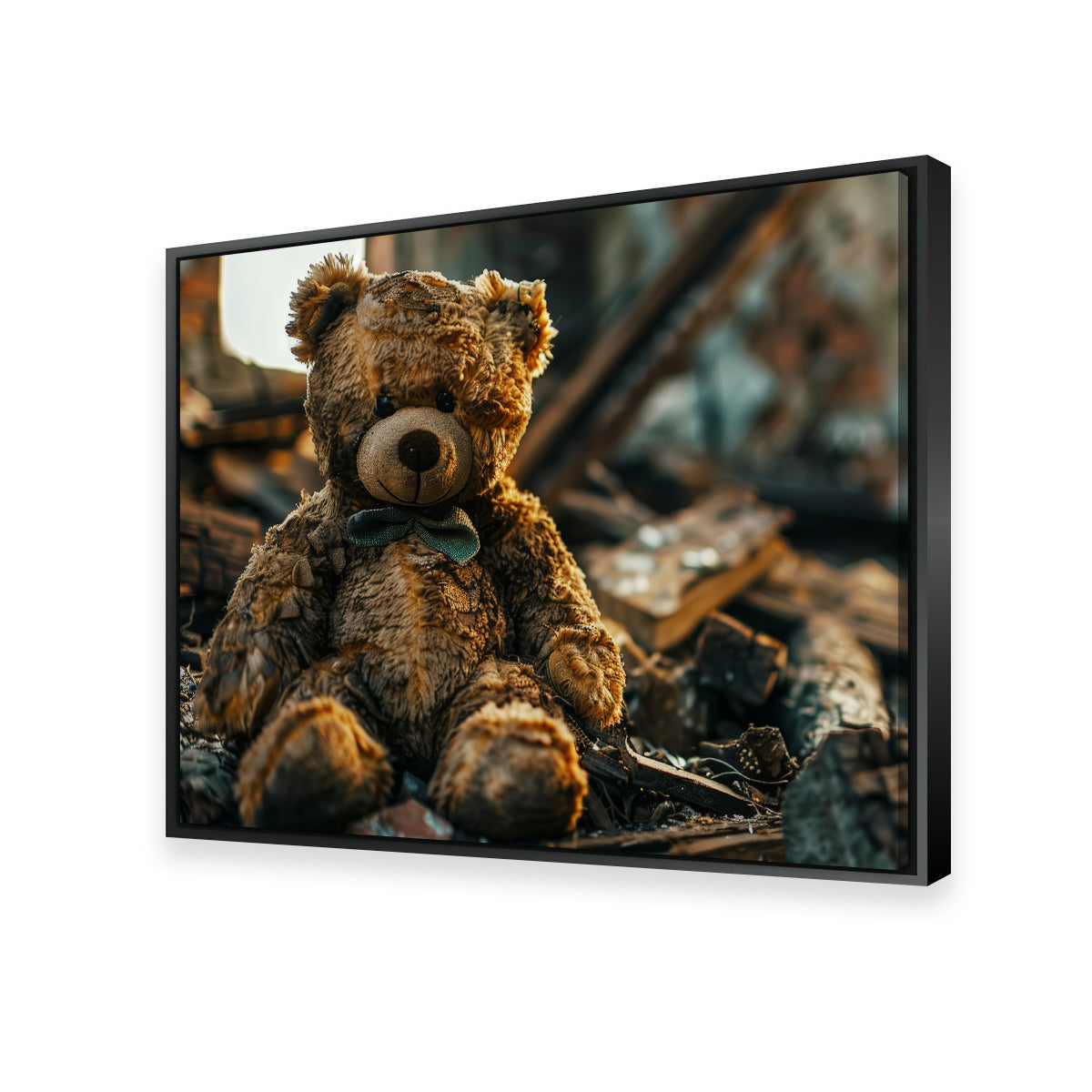 Charming Shabby Teddy Bear Wall Art for a Cozy Decor